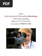 Kids Acting & Film Making Workshop