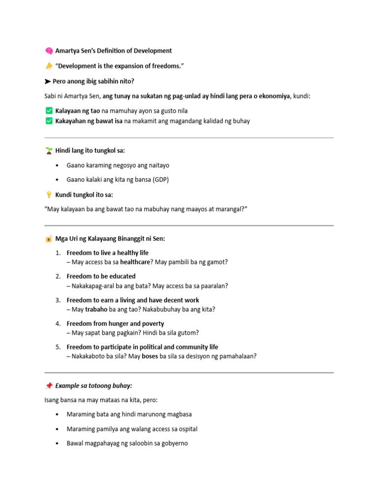 Discussion in Tagalog Chapter 1 Econ | PDF