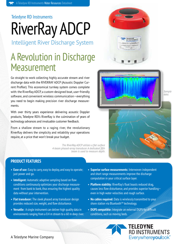 RiverRay ADCP: Intelligent Discharge System | PDF