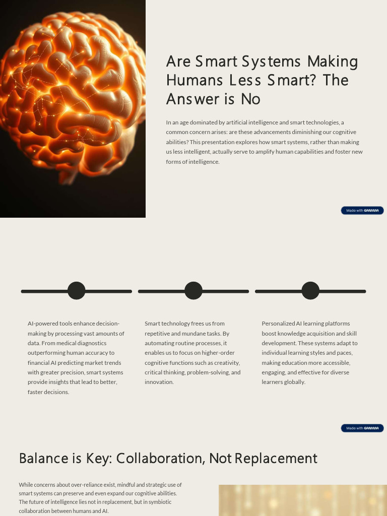 Smart Systems Enhance Human Intelligence | PDF