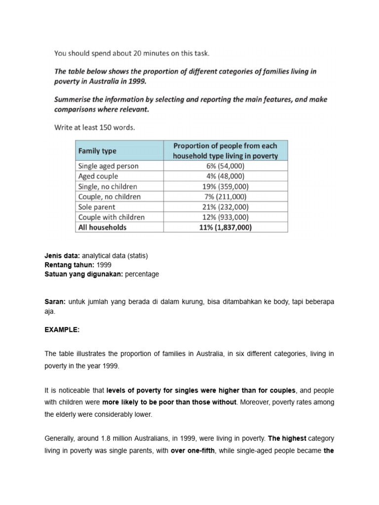 Tabel (Statis) - Pembahasan | PDF