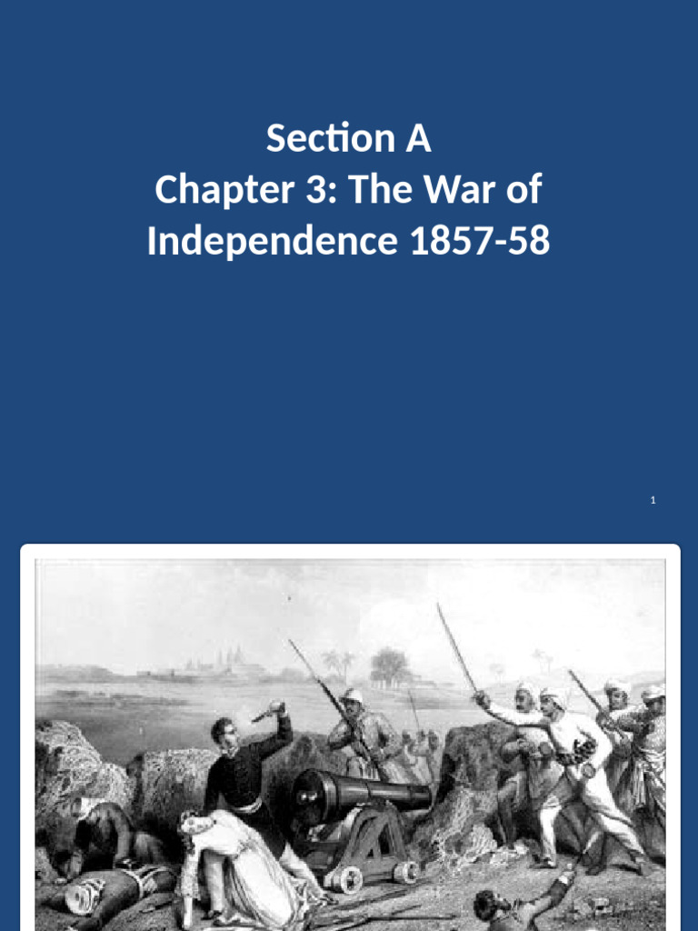 Chap 3 The War of Independence 1857-58 | PDF | Indian Rebellion Of 1857