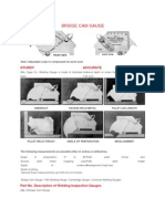 Bridge Cam Weld Gauge