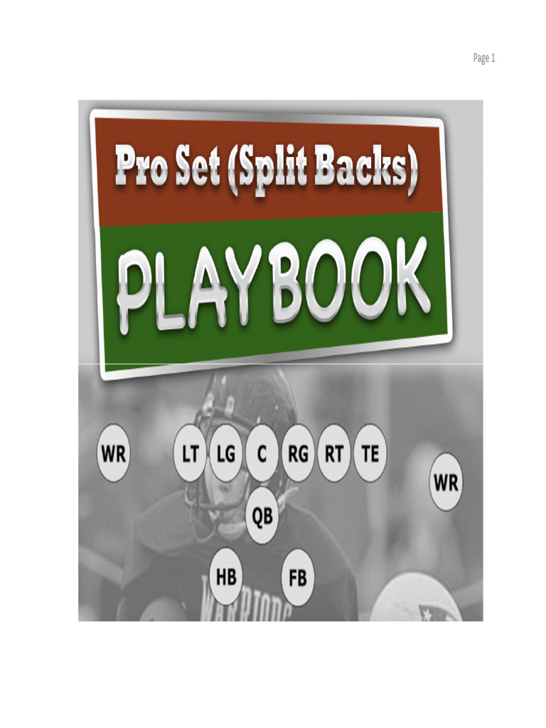 Pro Set Offense Playbook Overview | PDF | American Football | Gridiron ...