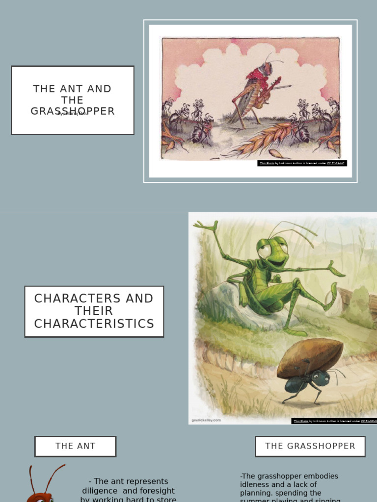 Setting of The Ant and The Grasshopper | PDF