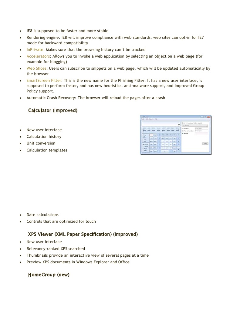 Windows 7 Features and Improvements Guide | PDF | Windows 7 | Microsoft ...