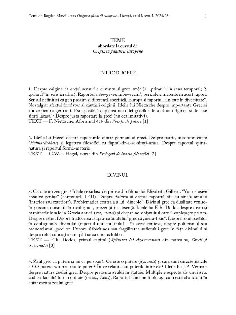 TEME Pentru Cursul de OGE | PDF