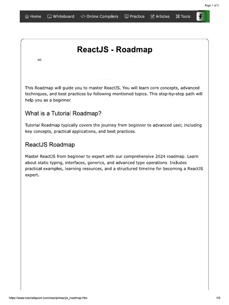 React Js | PDF