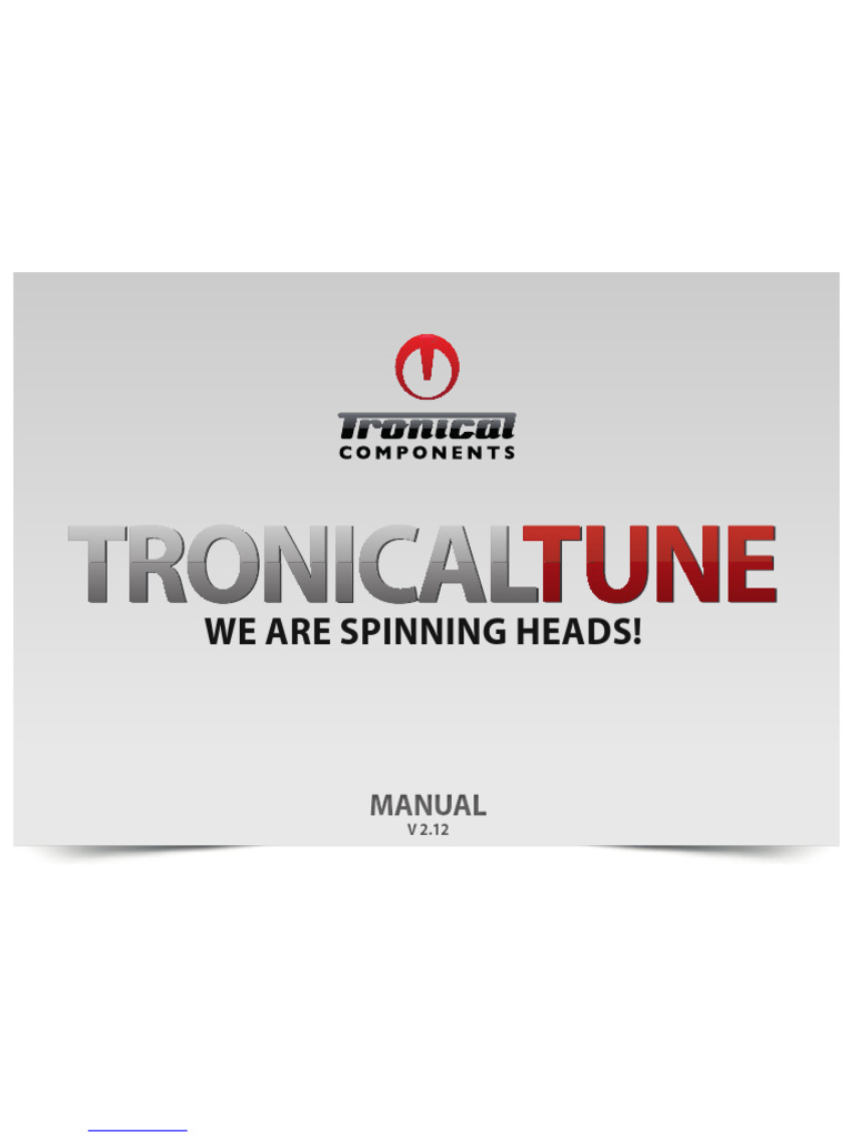Tronical Tune User Manual | PDF | Guitars | Nut (Hardware)