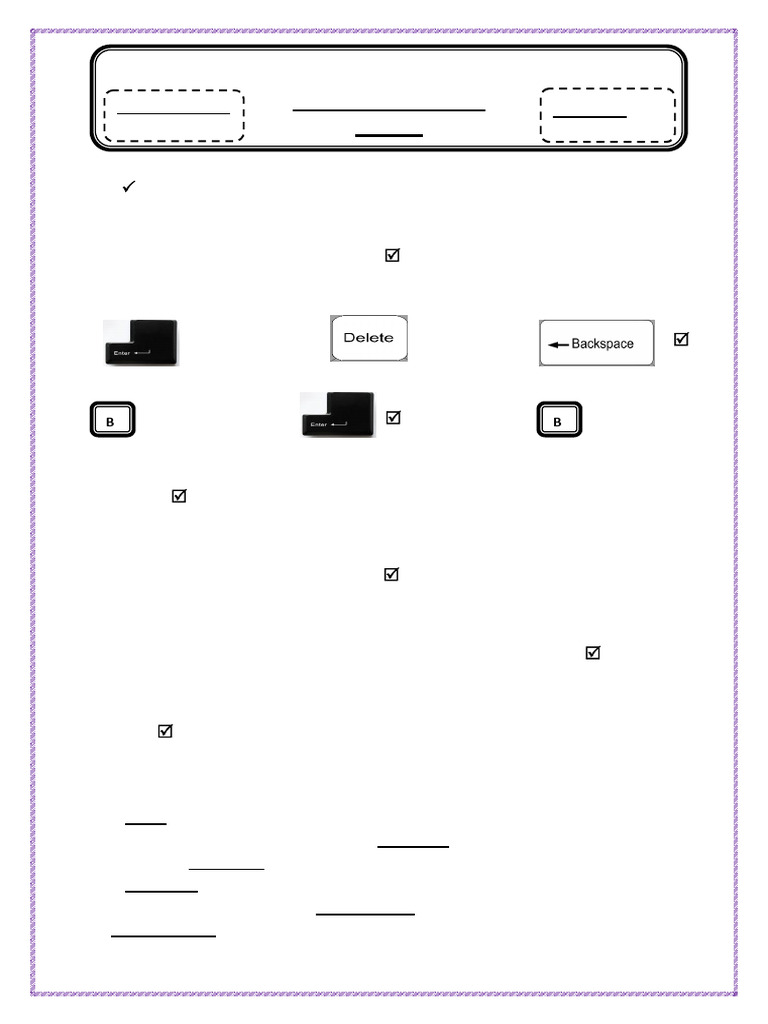 Computer Basics Quiz for Kids | PDF | Computer Keyboard | Usb Flash Drive