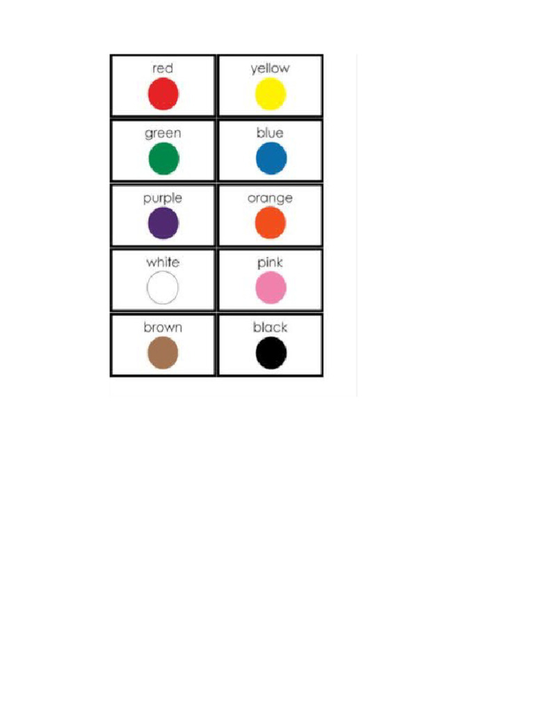 Color Matching Pieces | PDF