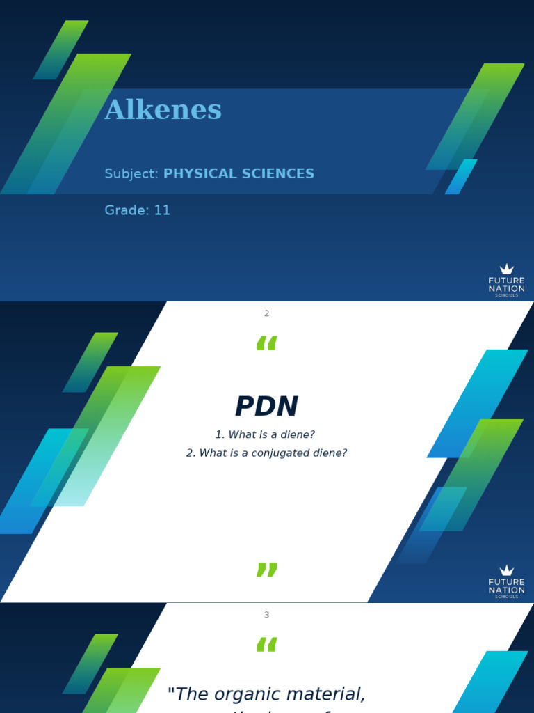Systematic Naming of Alkenes | PDF | Alkene | Functional Group