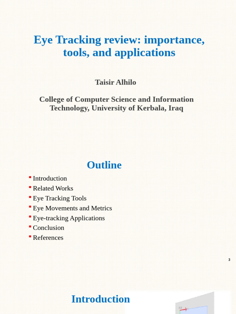 Eye Tracking: Tools and Applications | PDF | Virtual Reality | Neuroscience