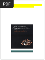 The Elements of Typographic Style | PDF