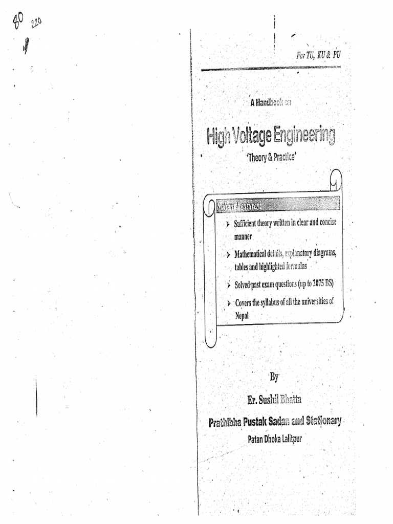 High Voltage Engineering | PDF