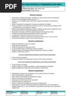 Lista de Documentos a Entregar