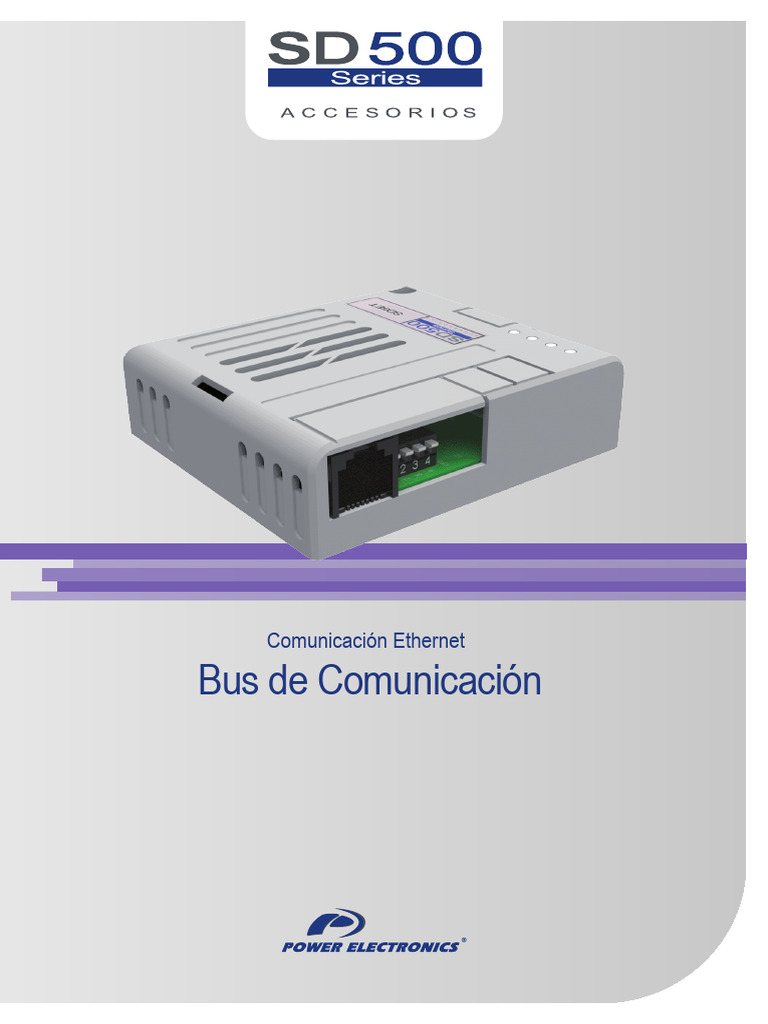Guía de Comunicación Ethernet SD500 | PDF | Red de computadoras ...