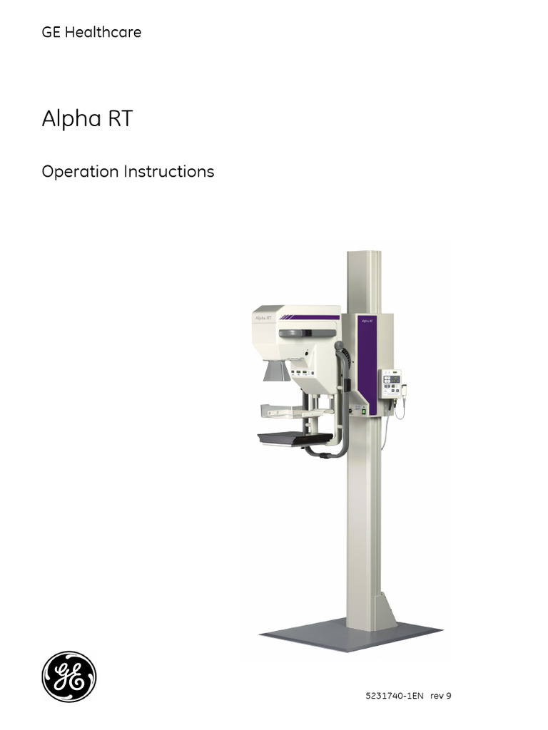 Alpha RT Operation Instructions Guide | PDF | Radiation Protection ...