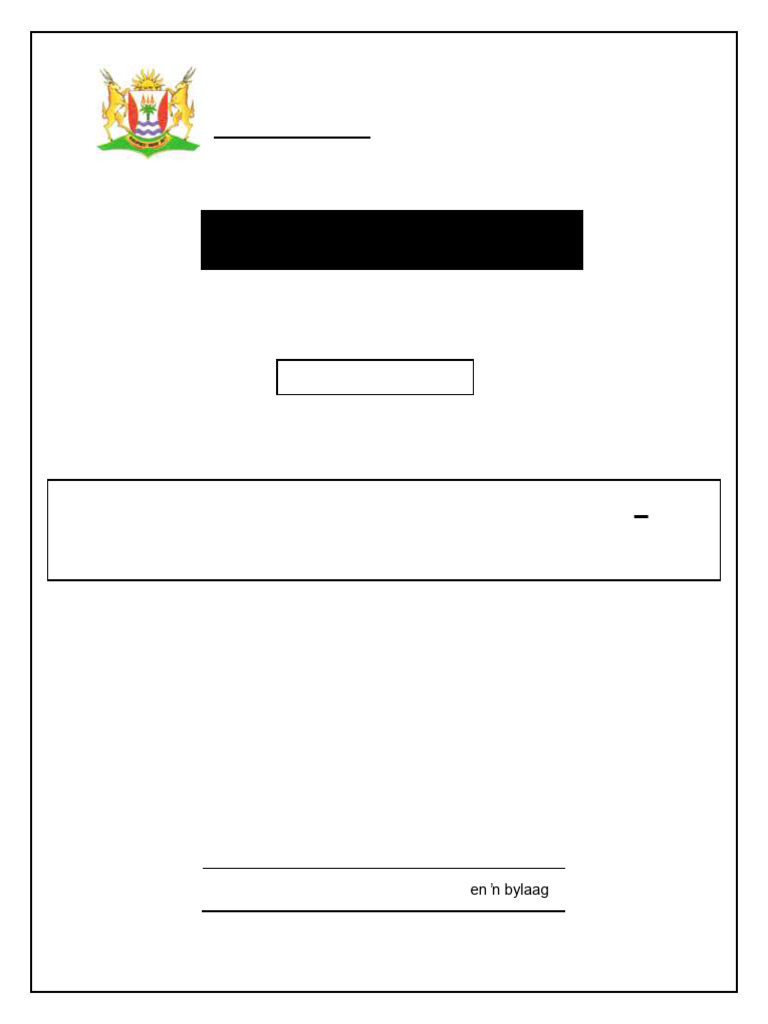 Afr Fal p1 QP Nov2010 | PDF