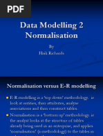 Data Modelling 2 Normalisation: by Haik Richards