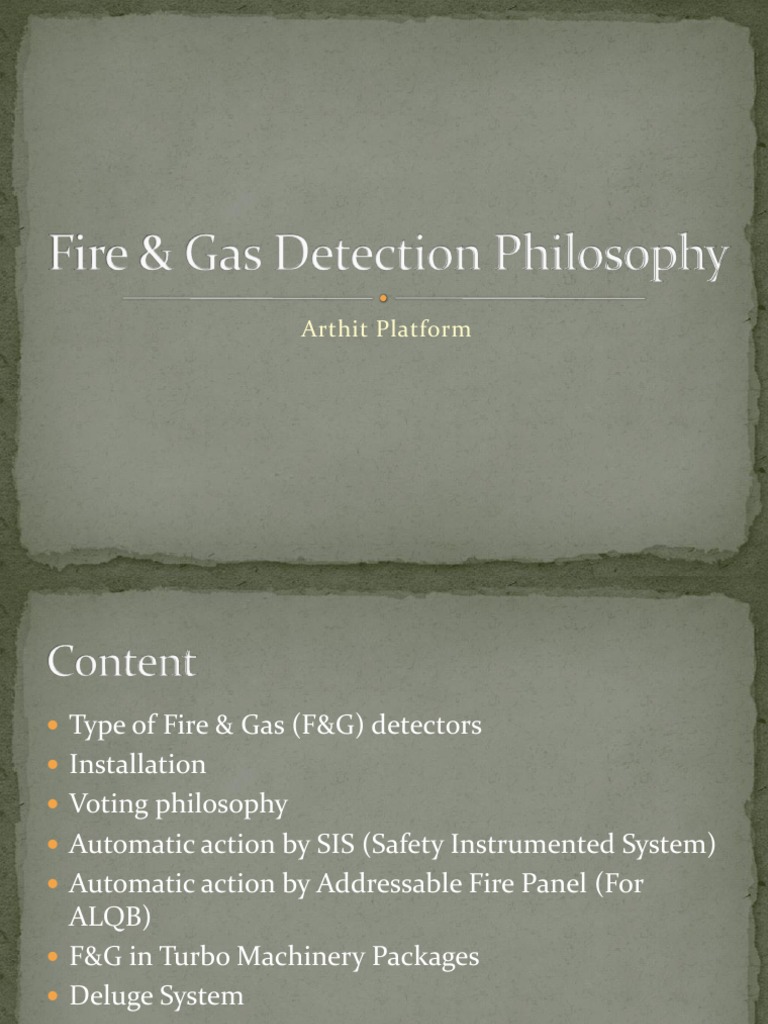 Fire & Gas Detection System Overview | PDF | Infrared | Hvac