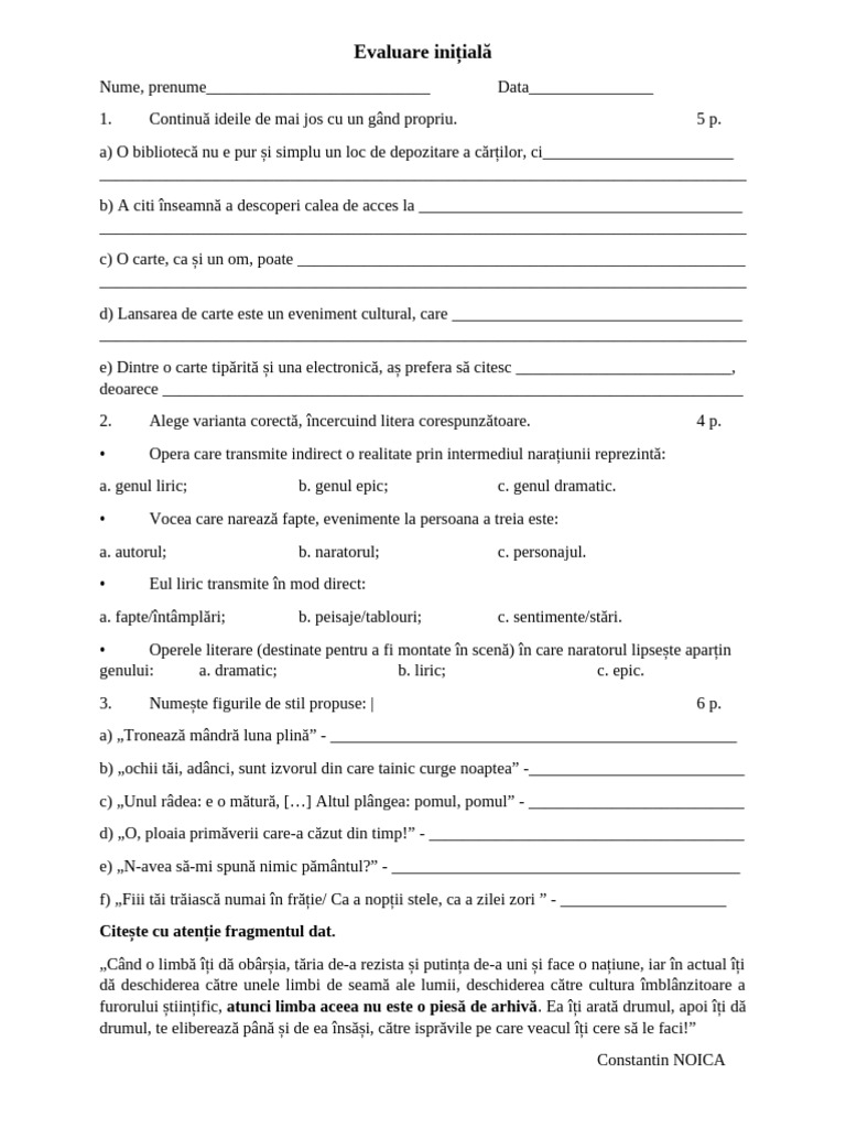 Test Initial Cl. 9 | PDF