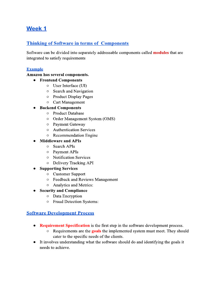 Software Engg. Notes (1-5) | PDF