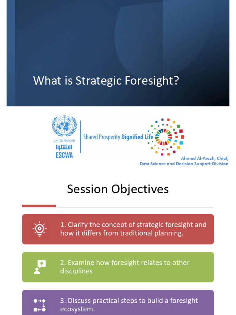 Understanding Strategic Foresight Concepts | PDF