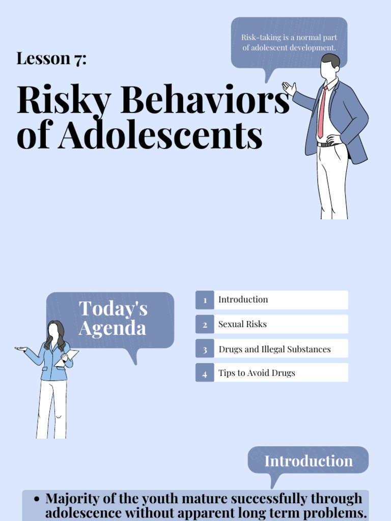 Adolescent Risky Behaviors Overview | PDF | Cannabis (Drug) | Heroin
