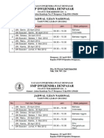 Jadwal UN 2012