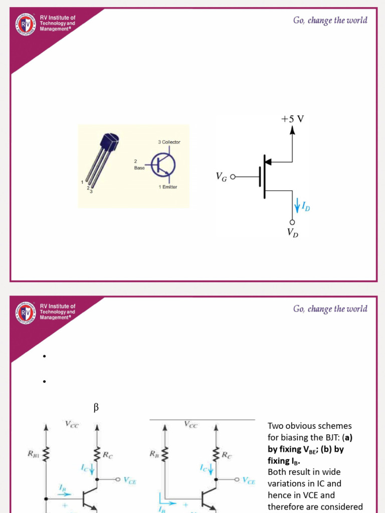 BJT Biasing Techniques Explained | PDF | Mosfet | Bipolar Junction ...
