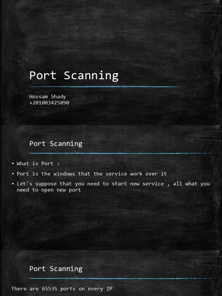 Comprehensive Guide to Port Scanning | PDF | File Transfer Protocol ...