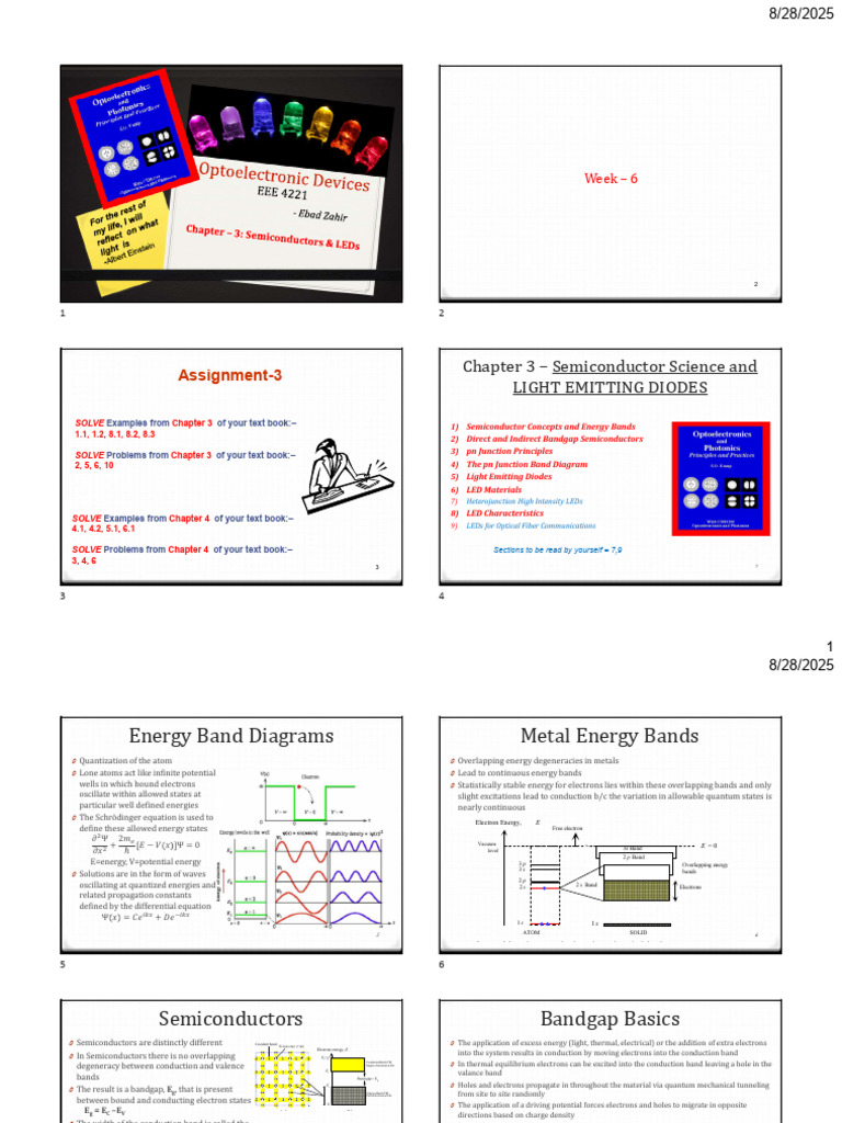 Chapter-3 | PDF | P–N Junction | Band Gap