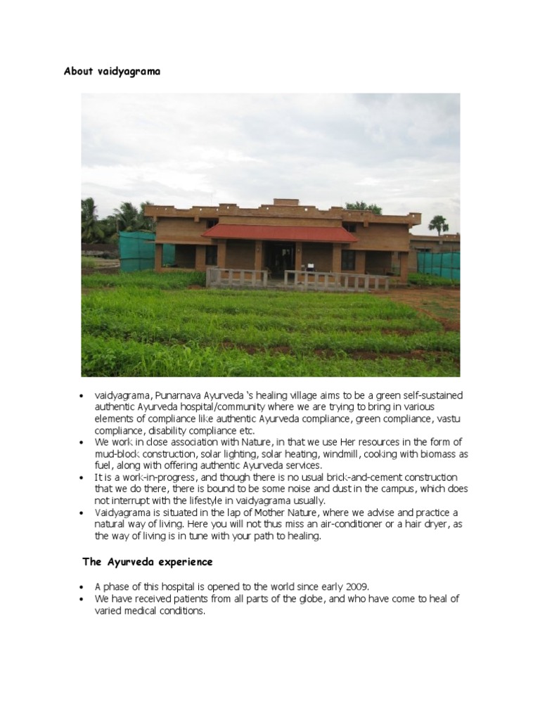 Towards Healing An Introduction to the Authentic Ayurvedic Experience