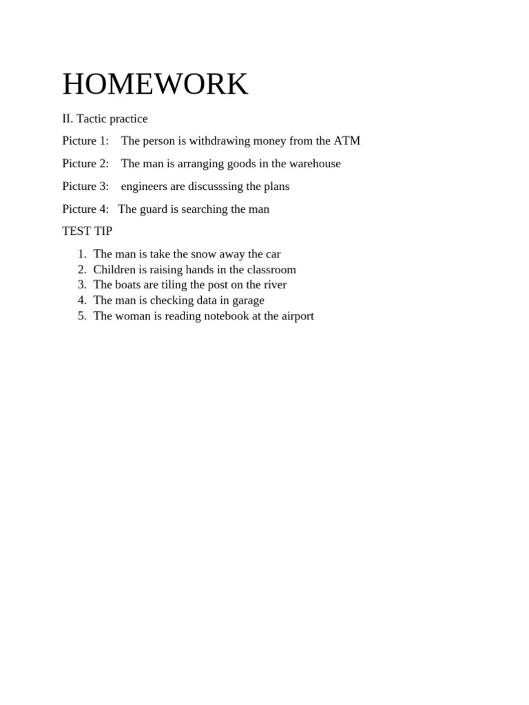 Homework | PDF