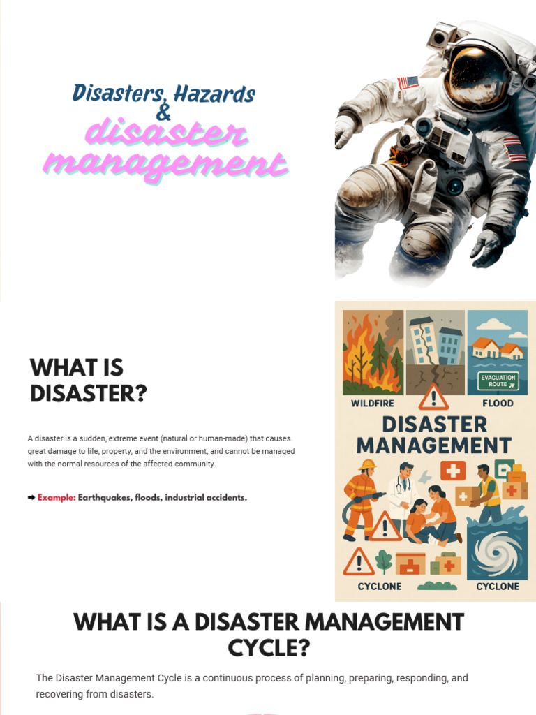Comprehensive Guide to Disaster Management | PDF | Natural Disasters ...