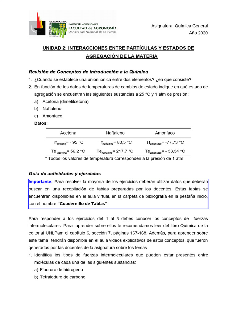 Interacc. Entre Part. y Estados de Agreg.-Guía de Act. y Ej. Rtas ...