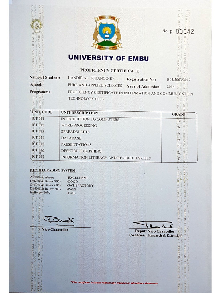 Proficiency In Ict Pdf