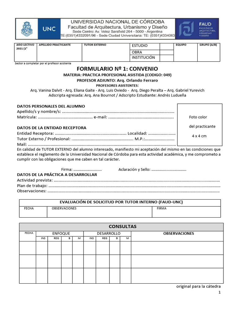 2021 04 01 Formulario 1 | PDF