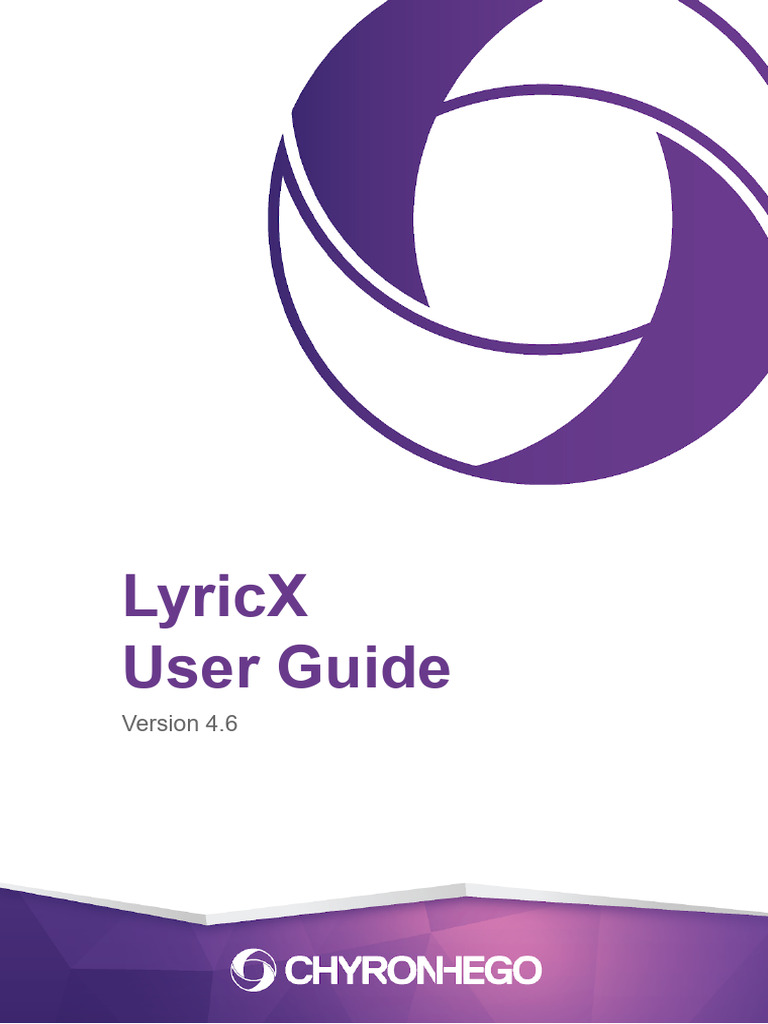 LyricX 4.6 User Guide Overview | PDF | Computer Keyboard | Directory ...