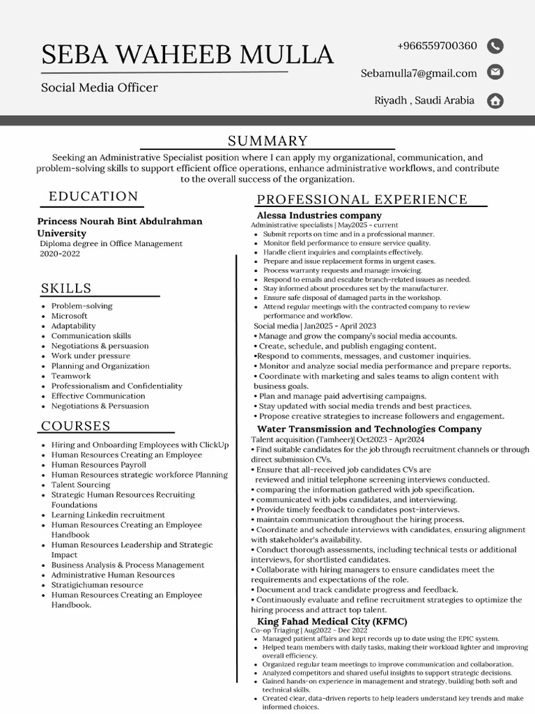 Seba M.CV | PDF
