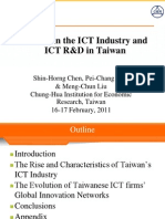 Trends in The ICT Industry and ICT R&D in Taiwan