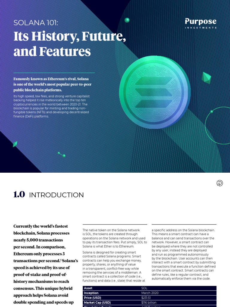 Solana 101 Whitepaper | PDF | Distributed Computing | Computing