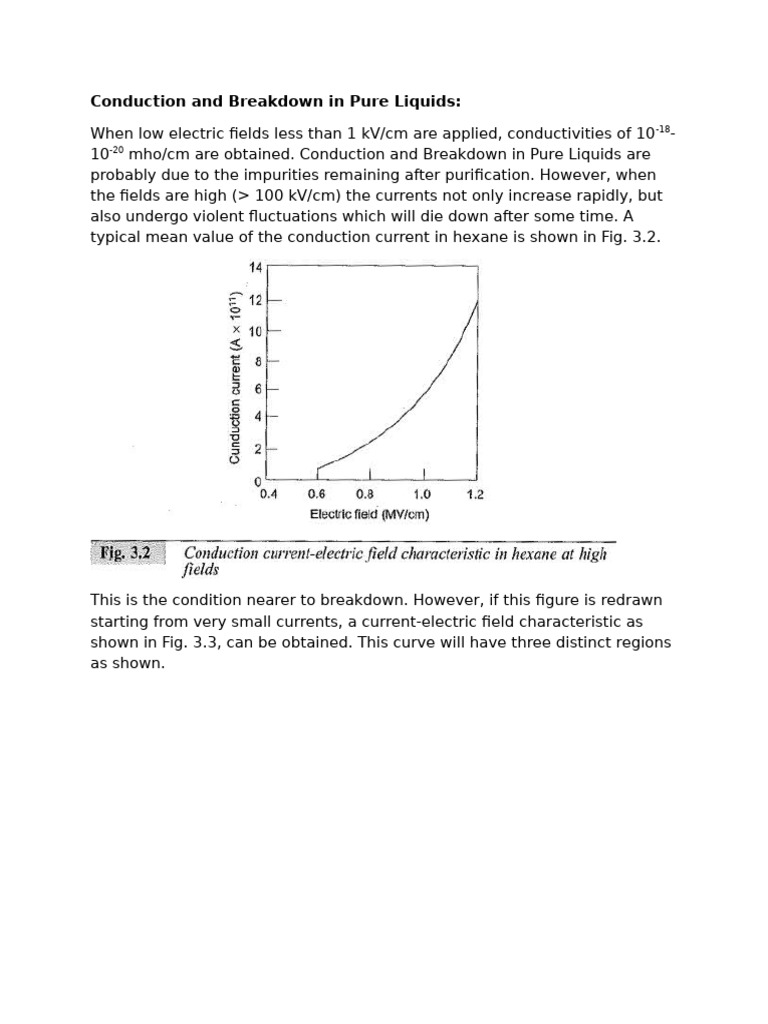 Breakdown Mechanisms in Liquids | PDF | Electrical Breakdown | Liquids