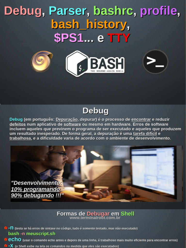 Técnicas de Depuração em Shell Script | PDF | Depuração | Programação ...