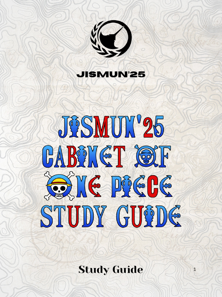JISMUN 2025 Study Guide: One Piece Committee | PDF