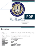 University of Notre Dame Overview