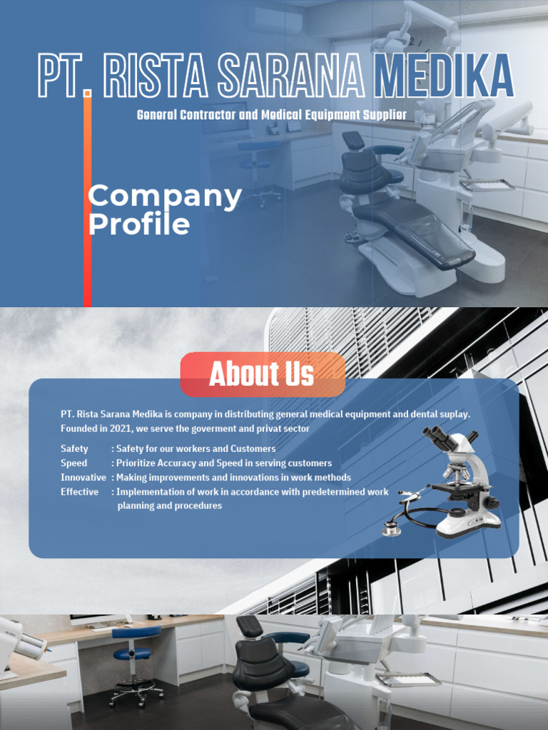 PT Rista Sarana Medika Company Profile | PDF | Dentistry Branches