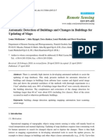 Remote Sensing: Automatic Detection of Buildings and Changes in Buildings For Updating of Maps