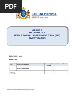 Grade 9 Numeric and Geometric Patterns | PDF | Numbers | Mathematics